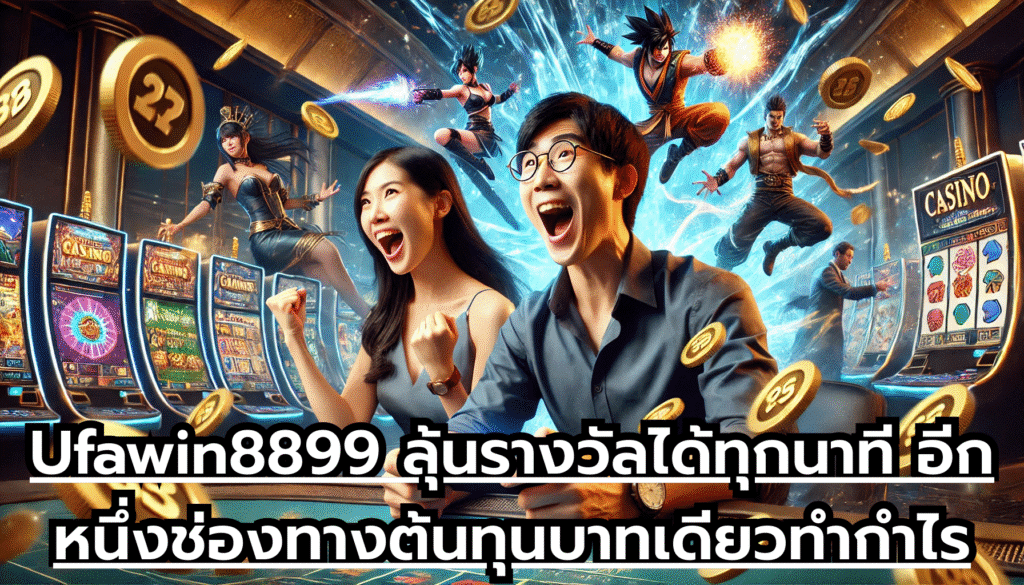 Ufawin8899 ลุ้นรางวัลได้ทุกนาที อีกหนึ่งช่องทาง ต้นทุนบาทเดียว ทำกำไรทุกวัน